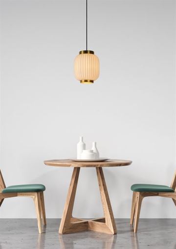 Lucide Gosse porcelæn pendel Ø19,5cm E27 Mat Guld